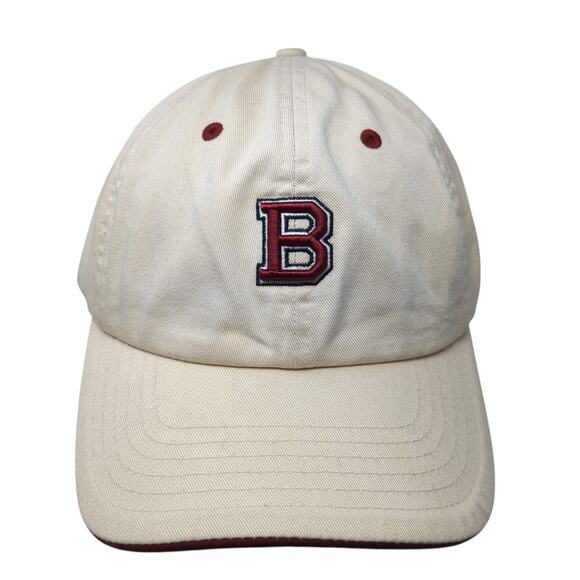 Letter B Slideback Hat Beige One Size Adjustable Embroidered KB ETHOS - Picture 1 of 9